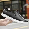 Casual Shoes Handmade Genuine Leather Men Classic Loafers Flat Designer Comfy Driving 2024 All-match