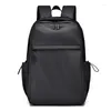 Backpack Solid Color Business College Student Torba lekka wodoodporna podróżna podróżny laptop komputerowy