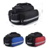 Bags Bicycle Carrier Bag MTB Bike Rack Bag Trunk Pannier Cycling Multifunctional Large Capacity Travel Bag With Rain Cover