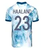 24 25 Norwaies voetbaljerseys Erling Haaland Odegaard Oscar Bobb 2024 2025 Nationaal Team voetbalshirt Men Kids Kit Set Home Away Men Uniform Red White Player versie