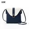 Bolsas de ombro PU Couro Crossbody Shopping for Women Shopper Diário Handbag em cores sólidas Fêmeas bolsas e bolsas