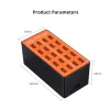 Steuerung der Smart -Ladestation 100W 20port USB -Wall -Ladegerät Adapter mit automatischer Tech und faltbarer Stecker Austausch für Mobiltelefone