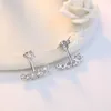 Stud Earrings NEHZY 925 Silver Needle The A Woman Fashion High Quality Jewelry Crystal Zircon Six Claw After Hanging