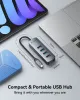 Hubs Yottamaster 4ports USB 3.0 Hub pour Typec 5 Gbps portabilité mobile Multi USB Splitter à haute vitesse OTG Adaptateur pour PC MacBook