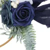 Decorative Flowers Artificial Succulents Wreath Iron Foam Greenery Portable Bridal For Wedding Celebration