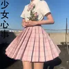 Pleated Skirt Black Mini Skirts Women Summer Winter Micro Plaid Skirt High Waist White Pink Skirt Kawaii Harajuku Goth Y2k Skirt 240421