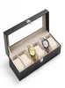Liscn Watch Box 5 Grids Watch Boxes Hülle PU Leder Caja Reloj Schwarzer Halter Boite Montre Schmuck Geschenkbox 20188482935