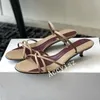 Lässige Schuhe Sommer echtes Leder schmales Band Low Heel Sandalen Frauen Einfache vielseitige Sandalien täglich Pendeln