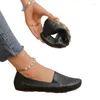 Zapatos casuales negros respiratorios suaves platosos de verano tendencia para mujeres tendencia de las mujeres de las mujeres comodidad de comodidad de comodidad en el calzado
