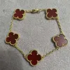 Fashion Classic Flower Bransoleta Agat Shell Kolorowe galwoniaste złotą różową platynową biżuterię Zestaw fabryczny Hurtowy