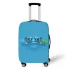 Accessories Funny Expression Travel Suitcase Dust Cover Luggage Protective Cover for 1832 Inch Trolley Case Dust Cover Travel Accessories