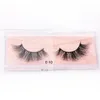 الرموش 3D Mink Lashes Luxury Made متوسطة الحجم القسوة خالية من الماكياج العلوي الخاطئة E10 240420