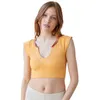 Kvinnors tankar Camis Xingqing Ribbed Crop Tops Women 2000s Eesthetic V Neck Sleless Sticked Tanks Rands T Shirt Y2K Clothing Summer Strtwear Y240420