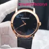 AP ATTORALAGE GORDE LA LIGNE 18K ROSE GOLD MÉCANATIQUE AUTALE MÉCANIQUE 41MM BLACK MENSE 15180OR.OO.A002CR.01 Crocodile en cuir STRAP