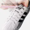 Ayakkabı Parçaları Silikon Elastik Shoelaces Özel NO TIE KULLANIMLARI Çocuklar Yetişkin Spor Ayakkabı Hızlı Danteller Kauçuk Tembel Ayakkabı