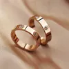 Designer Coppia di moda Carter Titanio Steel Index Ring per uomini e donne Personalità Avanzate Sense incolore R Gioielli