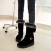 Boots 2024 Autumn Winter Wart Snow Shoes Fur Fur Platform Fashion Women Ladies Woman Onkle Botas Size 34-43