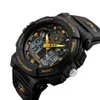 2020 NEW top luxury mens watches Skmei Waterproof Cheap Digital Watch 5 colour Sports Watches orologio di lusso233N