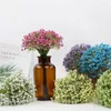 Dekorative Blumen Hochzeit gefälschte Blume Elegantes künstliches Baby -Atembouquet für Home Party Decor Realistische wiederverwendbare Kunst