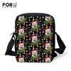 Taschen Fordensigns Weihnachtstasche Weihnachten Westie New Crossbody Book Tasche Frauen Messengerbeutel Kinder Casual Small Case Kinder Geschenk