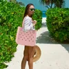 Extra Large Boggs Beach Bag Summer EVA Basket Women Picnic Tote Holes Waterproof Handbag Pouch Shopping Shoulder 240417