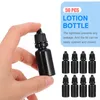 Bottiglie di stoccaggio 50 pezzi Drip 10 ml Black PE Dropper essenziale Olio di viaggio in casa