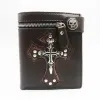 Wallets the New Personality Man Purse Skulls Bills Cross Clamp Antitheft Chain Locomotive Zero Wallet Purse Rivet Punk Rock