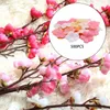 Decorative Flowers Cherry Blossom Petals 3cm 500 Pieces Plum Fake Flower For Wreath Garden Indoor Outdoor Party Decorations Table