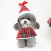 Dog Apparel Super Cute Christmas Costume Hooded Coat Santa Claus Pet Clothes Puppies S M L XL XXL