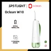 المرايا OCLEAN W10 المحمولة عن طريق الفم الحويرة مياه مياه فلوسر ذكية تبييض الأسنان.