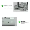 Stazioni 11 in 1 Notebook in lega di alluminio Stazione docking verticale 4K 60Hz HDMicompatibile Typec USB 3.0 Adattatore PD 100W per MacBook Pro