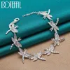 Chain Full 8 Dragonfly Chain AAA Zircon Bracelet For Women Charm Wedding Engagement Fashion Party Jewelry Y240420