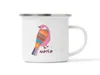 Spersonalizowane imię Enamel Mub Lover Friends Friends Office Coffee Cup Home Herbata 240418