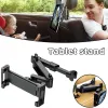 Stativ Telescopic Folding Car Baksäten Tabletthållare Stabil Justerbara biltelefonhållare Neadstödfäste Telefon TABLET -Tillbehör