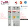 Control 1p 2p Tuya App Zigbee Wifi Smart Energy Power Consumption Kwh Meter Circuit Breaker Time Relay Switch Leakage Voltage Protection