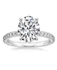 Cluster Rings Eamti 925 Sterling Silver for Women 125 CT Round Solitaire Cubic Zirconia Engagement Ring Promise Storlek 4128292260