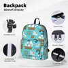 Rucksack Piratenmuster Jungen Mädchen Bookbag Schülern Schultasche Cartoon Kinder Rucksack Laptop Schulter große Kapazität