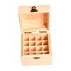 Storage Bottles Oils Case Wooden Essential Oil Box With Lid 16 Compartments Perfume Container Organizer For Presentation Display Travel