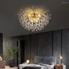 Lampadiers G9 Crystal Snowfulke Sottofera leggero soggiorno cucina lampadario moderno per camera da letto lampade di lusso a LED decorative interne