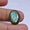 Beads Wholesale 2pcs/pack,Strong Blue Flash Labradorite 11X14mm 14x19mm Oval Cabochon Beads Pendant Ring Face