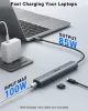 ハブMokin 4ポート10GBPS USB 3.1 CスプリッターUSB CハブマルチポートアダプターPD 100W充電MacBook Pro/Airipad電話表面Pro