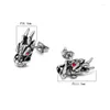 Stud Earrings JHSL For Men Stainless Steel High Polishing Good Quality Unique Evil Dragon Design Fashion Jewelry