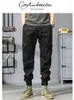 Pants pour hommes Citylink Tactic 2024 Spring and Automne Trendy Brand Black Multi Pocket Casual Workswear