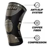 1Pair Copper Knee Brace Knee Compression Sleeves Support for Men Women - Knee Pads for Running Meniscus Tear ACL Arthritis 240416