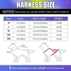 Dog Collars Sled Harness Reflective Weight Pulling Harnesses Adjustable Pet Training Sleding For Medium Large Dogs Skijoring