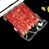 Storage Bags 10Pcs Vacuum Food Open Top Thick Plastic Freezer Saver Clear Pouches For Beans