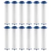 Sacs de rangement 12pcs Filtres de pomme de douche de ventilateur turbo - Utilisé pour la haute pression conduite à l'hélice -