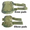 Pads Military Tactical Knee Pads Elbow Pads Paintball Airsoft Wargame Combat Protective Gear Hunting Equipment Adult Sports Kneepad