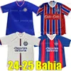 4xl 24/25 ESPORTE Clube Bahia Soccer Jerseys Home Away Third Football Shirts Clayson Rodriguinho Jadson Daniel Camisa Bahia Retro 1998 Men Women gardien de but 2024