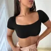 Kvinnotankar camis sexig tank top wrap bröst nakna midriff stickar halter skörd toppar kvinnor backless camisole kvinnlig kort slves beskuren väst y240420